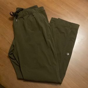 Lululemon joggers. Size 6. Olive green.